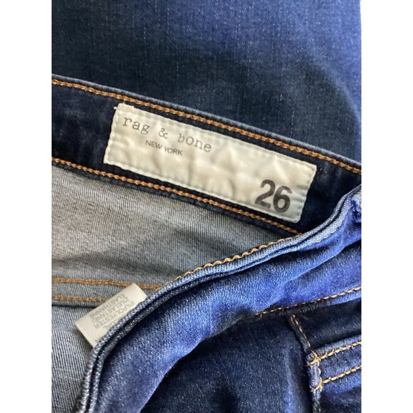 Rag & Bone Nina High Rise Ankle Skinny Jean Dark Wash Carmen 26 - Picture 6 of 8